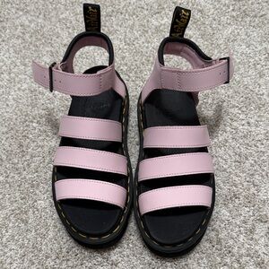 Dr. Martens Pink Platform Sandals